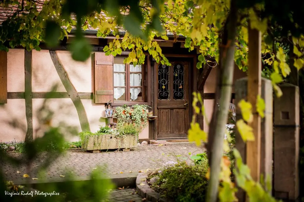 Privétuin bij Gîte Jebsheim